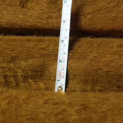 Vintage 1970s 80s Fender G & L Precision Bass Jazz P Telecaster Bass NO LOGO Case Fits 47 X 14 X 4 THICK Body Width Fits Many Models Brown Fuzzy Lining Rare Well Made image 6