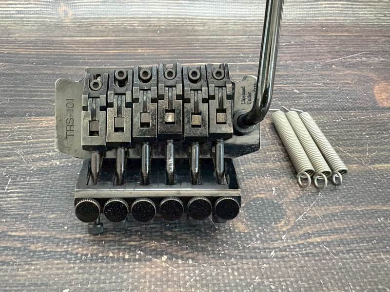 Takeuchi TRS-101 Tremolo Bridge Black Floyd Rose 42mm Block Made in Japan image 1