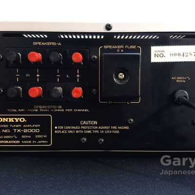 Onkyo TX-2000 Solid State Stereo Receiver TX 2000 Japan 1980 image 8