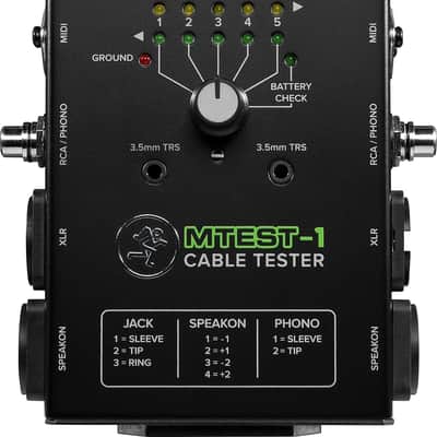 Mackie MTest-1 Cable Tester image 1