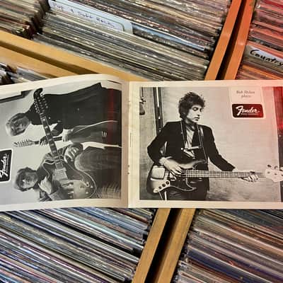 Fender Album of the Stars catalogue book Hendrix, Bob Dylan image 2
