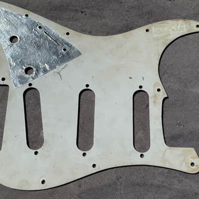 FENDER STRATOCASTER 70s PICKGUARD ORIGINAL - BWB - *CLEAN* image 4