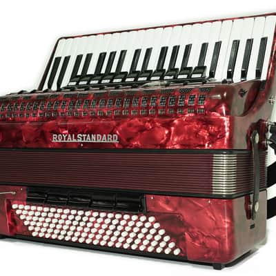 Royal Standard Full Size Piano Accordion 120 Bass made in Germany, Concert Akkordeon for Adults, New Straps and Soft Bag for Gift, 2666 image 5