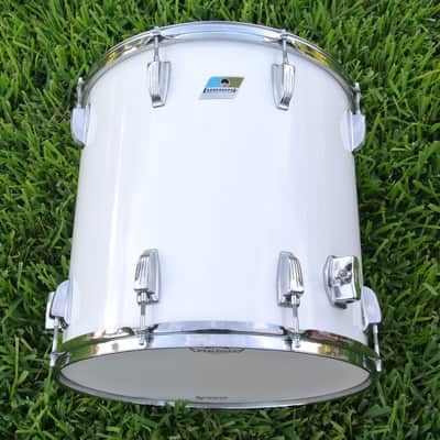 SUPER CLEAN! 1970's LUDWIG (Chicago) 16" CLASSIC WHITE CORTEX FLOOR TOM! RM112 image 9