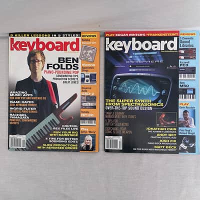 Keyboard Magazine 2008 Justin Timberlake, Joey DeFrancesco, Jordan Rudess, Medeski Martin and Wood, Herbie Hancock, Ben Folds, Danny Federici, Chuck Leavell, image 6