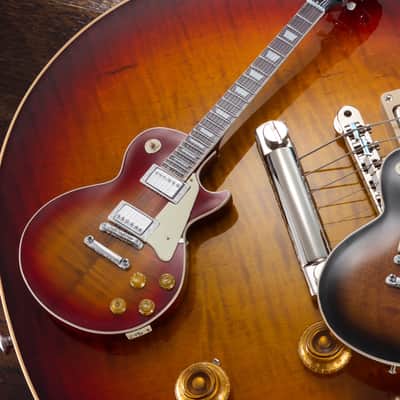 SET of 3 Miniature Gibson Guitars Classic Les Pauls - '59 Sunburst, Gold Top, and Black Beauty! image 5