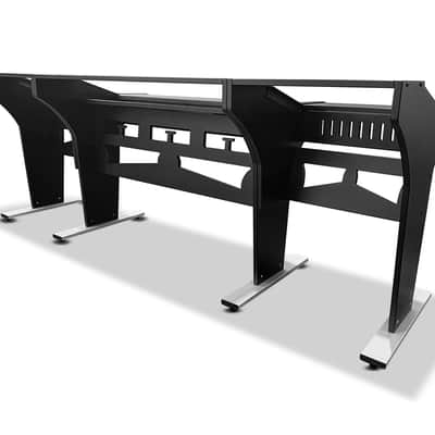Bazel Studio Desk SSL Two UF8's, One UF1 Controllers with Two Rack Sides - Black image 4