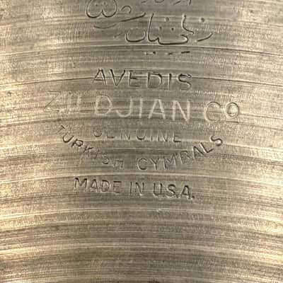 Zildjian A 1960s - B20 bronze 15” hats image 2