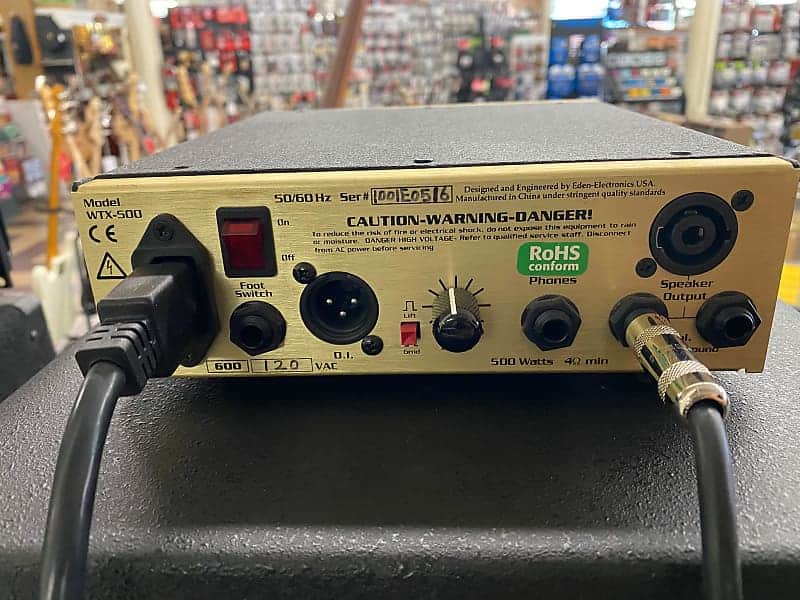 Eden WTX-500 Bass Amplifier Head | Reverb Italia