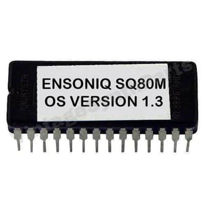 Ensoniq SQ-80M Eprom Upgrade Latest OS Version 1.3 Update SQ80M