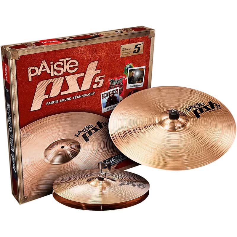 Paiste PST 5 Series Essential Set (14/18) Cymbal Pack - 14-Inch Hi-Hats & 18-Inch Ride/Crash image 1
