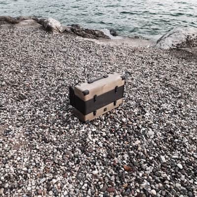 9U Eurorack Case Powered, 84 or 104 hp, patched resealable, modular synthesizer synth image 6