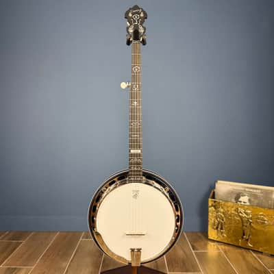 Custom Deering Rustic Wreath 5 String Banjo with Speed Finish Neck image 25