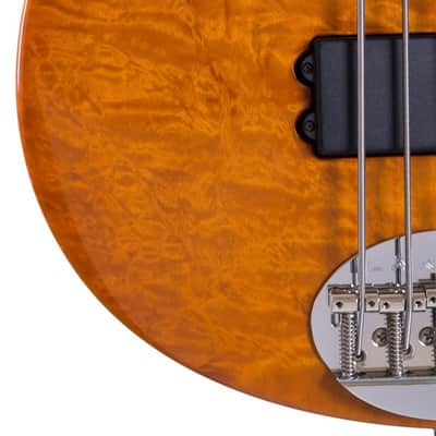 Lakland 55-94 Deluxe 5 String Translucent Amber image 6