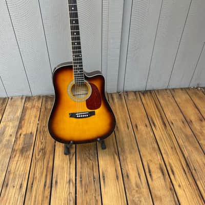 Delta D42 / CEQSB Acoustic Guitar with Cutaway & Gig bag Nashville, TN image 3