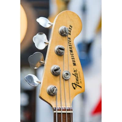 1980 Fender Musicmaster Bass black image 3