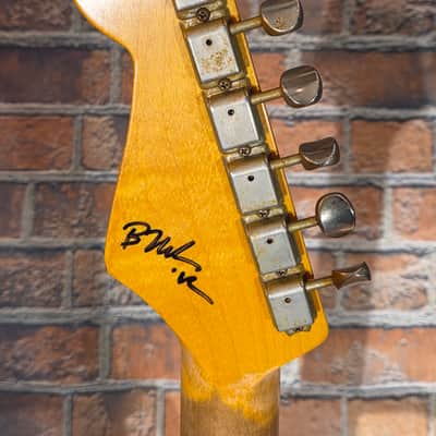 Nash S-57 2-Color Sunburst w/ OHSC, Lollar Pickups & Boat Neck image 19