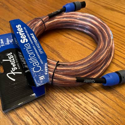 Fender California Series 25’ Clear Speaker Cable - FSC15425SS - 099-2514-030 2012 image 3