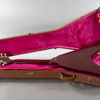 1991 Gibson Flying V ’67 Reissue Cherry – Early Reissue, Original Patent Pickups, OHSC image 6