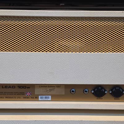 1997 Marshall Super Lead 100 Limited Edition Cream Stack One of Only 250 Produced • Jim Marshall Signature • Matching 4x12 • Near Mint image 13