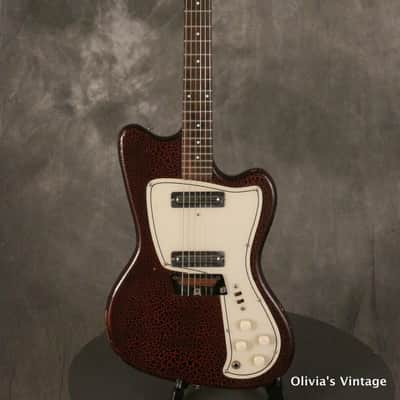 Danelectro Dane C series slimline 1960s Crakle Finish image 2
