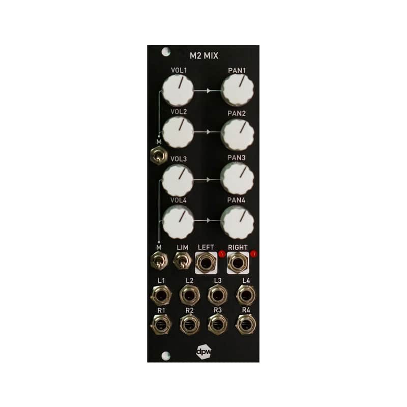 DPW Design M2 Mix Eurorack Stereo Mixer Module image 1