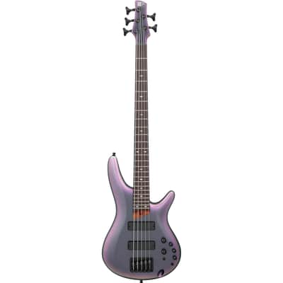 Ibanez SR Standard SR505 5-String Bass Guitar - Black Aurora Burst image 1