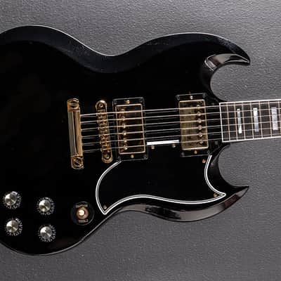 Gibson Custom Shop SG Custom 2-Pickup w/Ebony Fingerboard Gloss – Ebony image 1