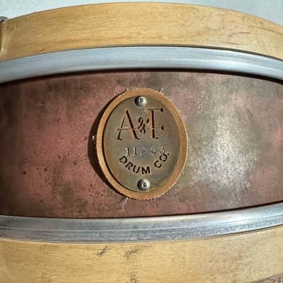 A&F Drums Single Tension Raw Brass Tom - 3 x 12  2018 Raw Brass image 4