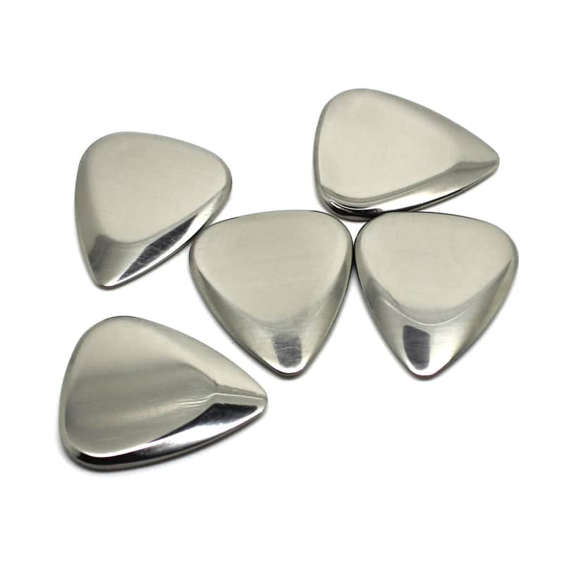 2024 Timber Tones Titanium Guitar Pick – 351 shape Polished