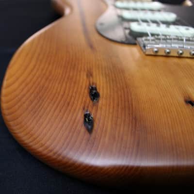 Amazing Fender LE Exotic Collection American Vintage '59 Pine Stratocaster 2017 - Natural image 14