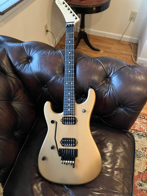 Left Handed Evh 5150 Standard Custom Gold Floyd Rose Original Seymour Duncan Distortion Set image 1