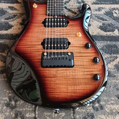 Ernie Ball Music Man John Petrucci Signature 20th Anniversary JP7 2021 - Honey Butter image 10