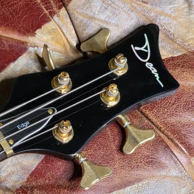 Dean DAVE MUSTAINE owned MEGADETH Studio Jazz Professional Bass Artist Signed - Wrote bass parts for Dystopia and Super Collider albums AAA Flame image 17