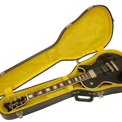 Vintage Electra SLM LP Electric Guitar, Rosewood Fingerboard, Black w/ Case image 1