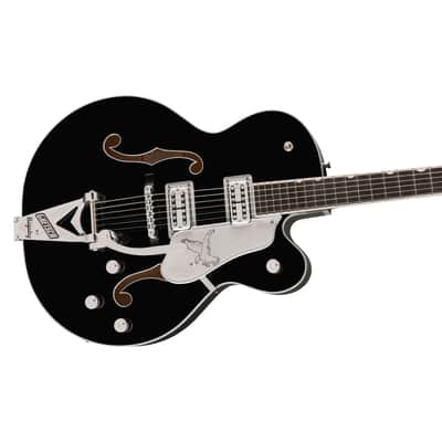 Gretsch Professional Collection Falcon Hollow Body Bigsby Black - Semi Acoustic Guitar image 4