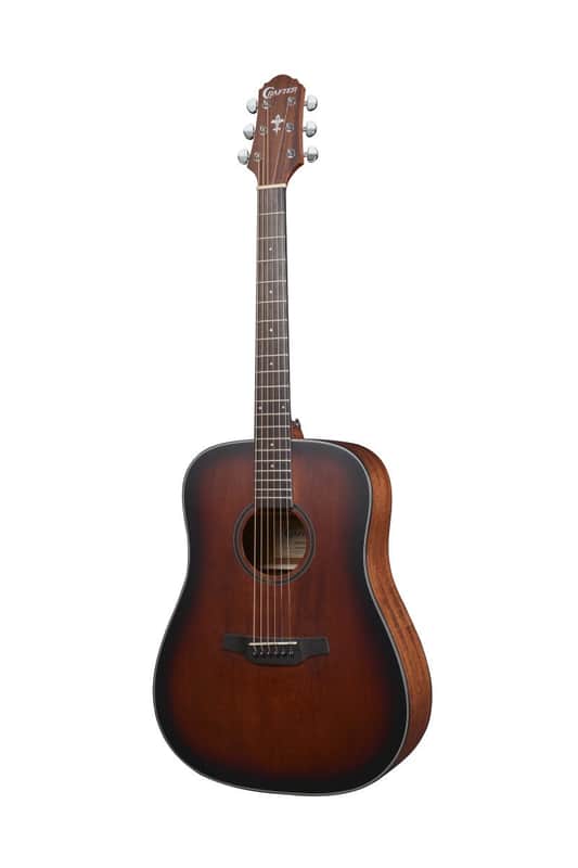 Crafter Silver Series 250 Dreadnought Acoustic Electric Guitar - Brown Sunburst image 1