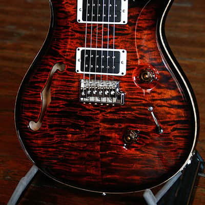 Paul Reed Smith Limited Custom 24 Semi-Hollow 2014 Orange Tiger Smokeburst image 1