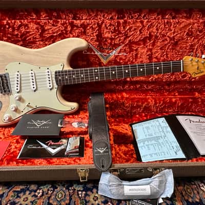 Fender Custom Shop ’59 Hardtail Journeyman Stratocaster 2023 - Vintage Blonde image 2
