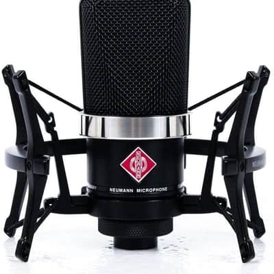 Neumann TLM 102 mt Condenser Microphone Matte Black Studio Set image 1