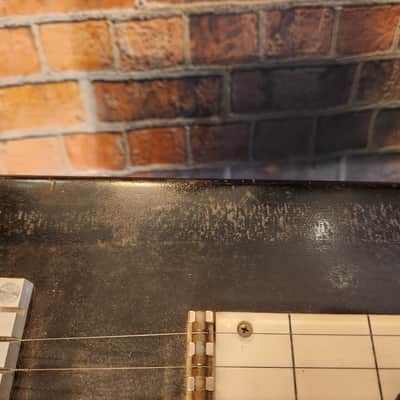 1940’s-50’s Harlin Brothers Vintage 12-String Pedal Steel Guitar Black Very Cool image 7