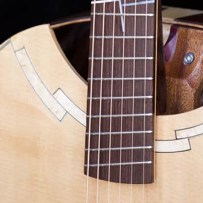 Soderlund Kestrel medium body acoustic in Pau Ferro and Sitka 2022 Hand rubbed oil finish image 9