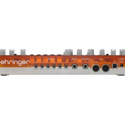 Behringer RD-6-TG Analog Drum Machine (Translucent Orange) image 3