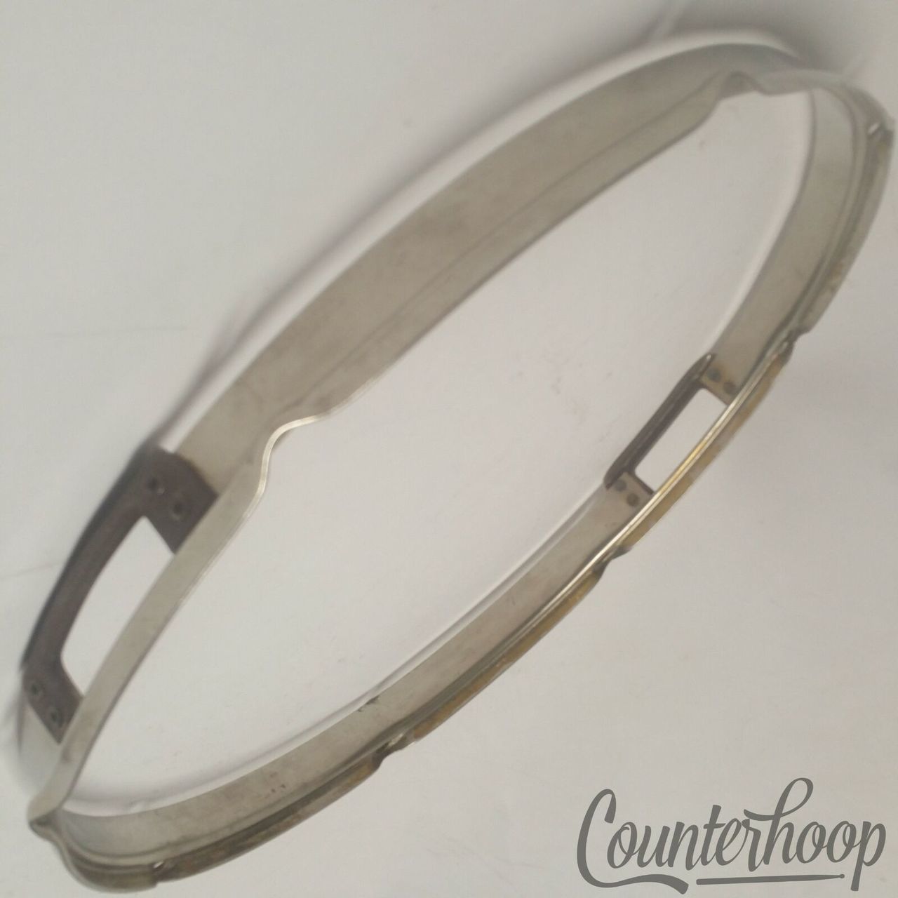 Slingerland 14" Radio King Snare Drum Resonant Rim Brass Hoop NOB Nickel Gates* — main photograph