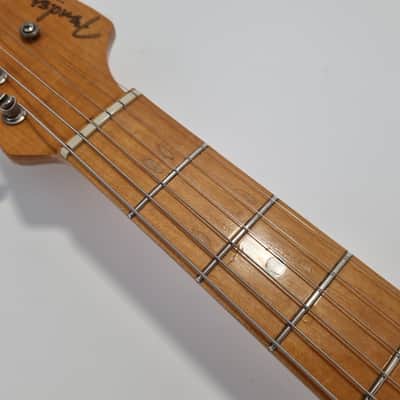 Fender Limited Edition 40th Anniversary 1954 Reissue Stratocaster with Maple Fretboard 1994 - 2-Color Sunburst image 13