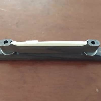 Archtop Jazz Rosewood Guitar Bridge with Bone Saddle image 2