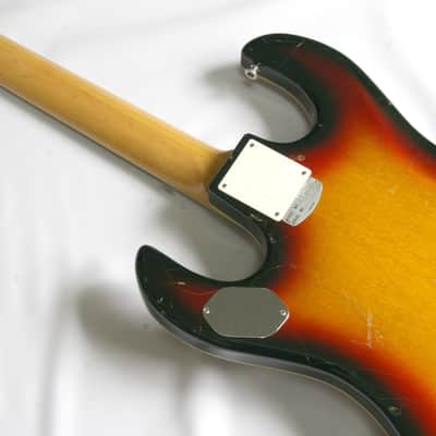 1967 Teisco DG-67 Vintage MIJ Electric Guitar w/ Hardshell Case & TEISCO Pick image 13
