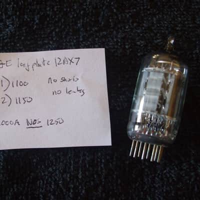 GE General Electric 12AX7 ECC83 preamp tube tested on HICKOK 6000A ZCD image 1