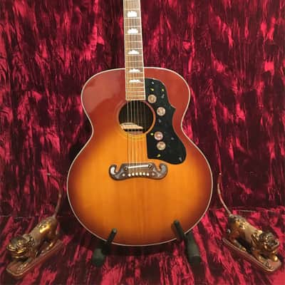 Ibanez CONCORD 698 JUMBO 1974 2 Tone Sunburst image 1