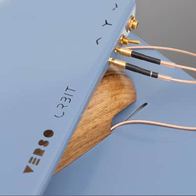 Verso Orbit Baritone 2024. - Dove Blue / Walnut - Sheet Metal Body w/ freely adjustable Magnetic Pickups SC1 Neck & HB2 Bridge - NEW. (Authorized Dealer) image 14